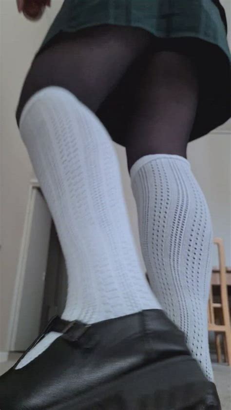 White Pelerine Knee Socks Debbie Hicks Flickr