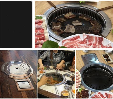 Smokeless Korean Charcoal Bbq Grill Tabletop