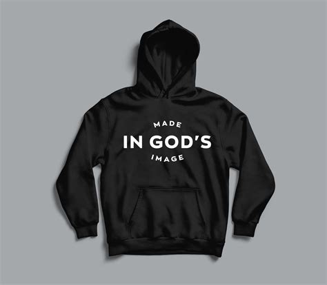 Made In Gods Image Christian Hoodie Unisex Bible Verse Etsy