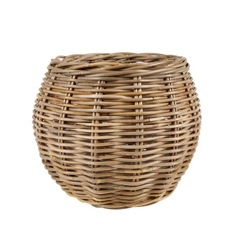 Churchgate Set of 2 Rattan Planters | Dunelm