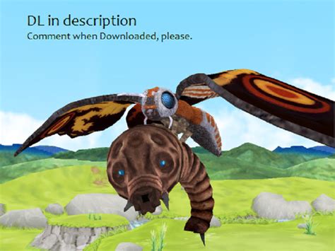 Mmd Godzilla Newcomer Mothra Larva Download By Mmdcharizard On