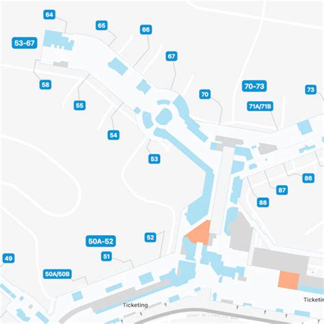 Vancouver Airport Terminal Map