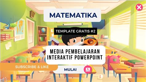 Template Media Pembelajaran Interaktif 2 Youtube