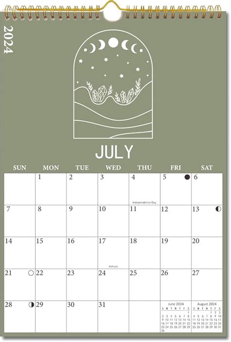 June 2025 Calendar With Moon Phases Usa Tansy Florette