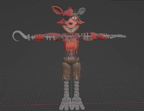 Stl Datei Withered Foxy Five Nights At Freddy S Fnaf D