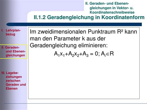 Ppt Geraden Und Ebenengleichungen Und Lagebeziehungen Zwischen