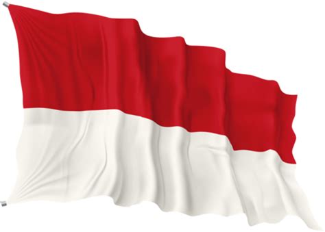 Bendera Indonesia Berkibar Png