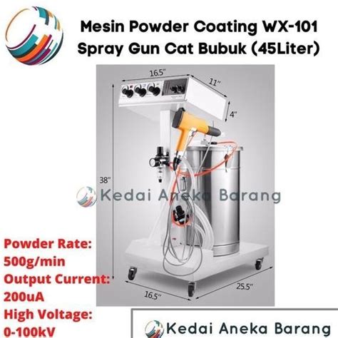 Jual Mesin Powder Coating Electrostatic Spray Gun Machine Wx Wx