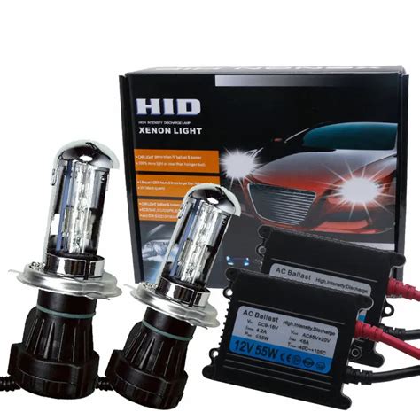 Xenon H7 55w Ac Slim Ballast Hid Xenon Headlight Bulb Kit 12v H1 H3 H11 9005 Hb4 H4 Bi Xenon