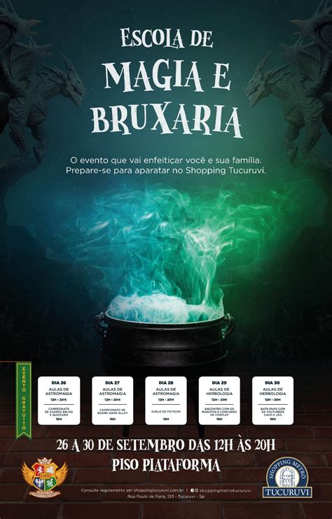 Vai Ter Magia Na Zona Norte Escola De Magia E Bruxaria Do Brasil Traz