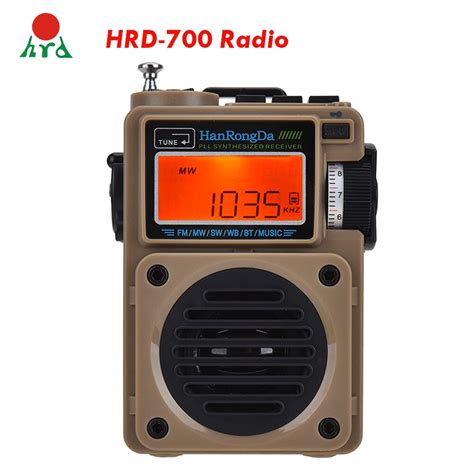 HanRongDa HRD 700 AM FM Radio Music Player Portable FM SW MW WB Full