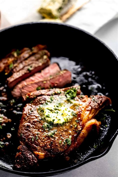 Sous Vide Ribeye Steak With Compound Butter Platings Pairings