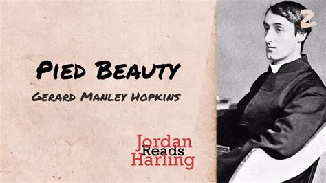 Pied Beauty Gerard Manley Hopkins Poem Reading Jordan Harling Reads