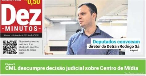 Capa Dez Minutos Quarta De Fevereiro De