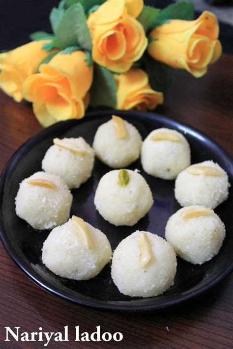 Coconut Ladoo Recipe Coconut Laddu Yummy Indian Kitchen