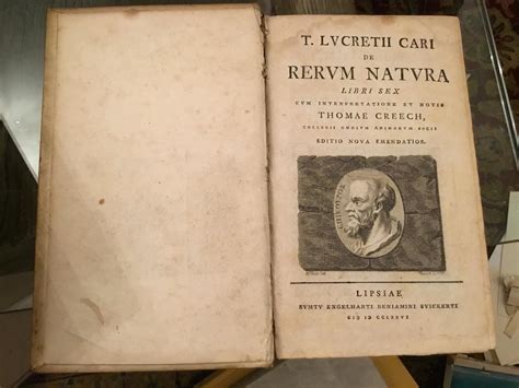 T Lvcretii Cari De Rervm Natvra Libri Sex By Thomas Creech Good