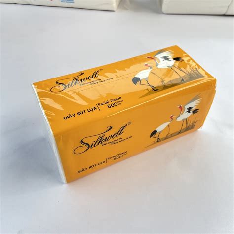 Thùng 9 gói giấy rút lụa Silkwell hàng chính hãng cao cấp Sếu 200 tờ 3 ...
