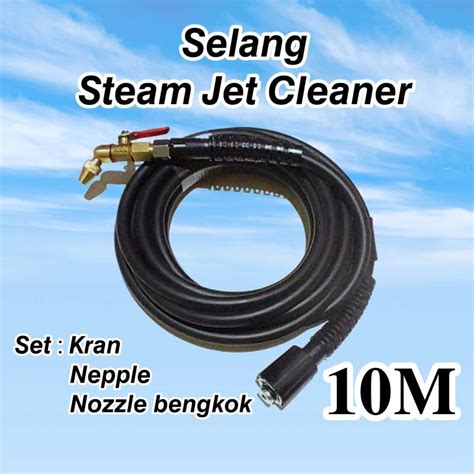 Jual Paket Selang Set Kran Nozel Nozzle Bengkok Cuci Ac Steam Jet