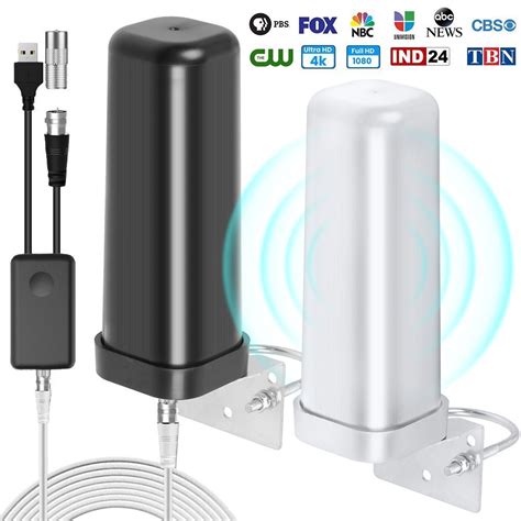 Miles Digital Tv Antenna Hdtv Signal Amplified K P Waterproof