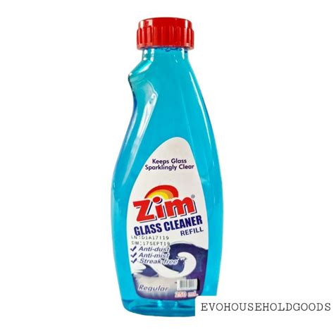 Zim Glass Cleaner 250ml Refill Bottle Shopee Philippines