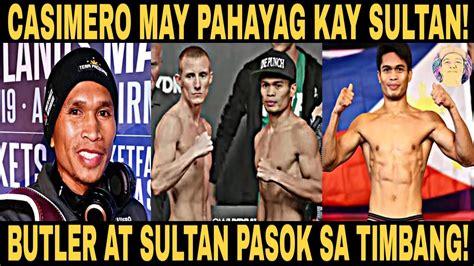 Casimero Nagbigay Ng Pahayag Kay Jonas Sultan Matapos Ang Weigh In