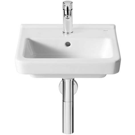 Roca Dama N Compact Wall Hung Basin 400Mm Wide 1 Tap Hole ROCA PL