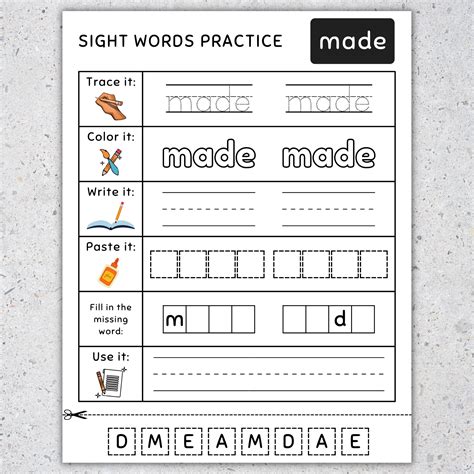 Sight Words Bundle Pre Primer To Rd Grade Worksheets No Prep Set