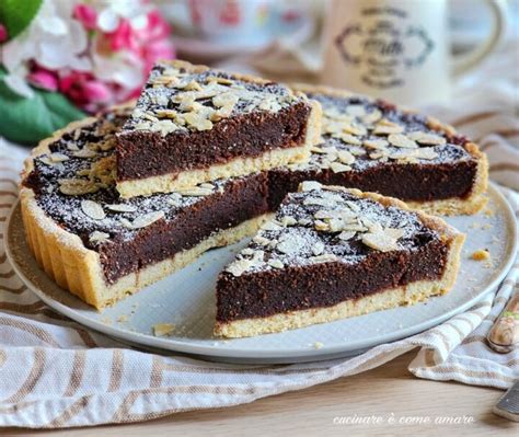 Crostata Bakewell Tart Cioccolato E Mandorle Dolce Ricetta Golosissima