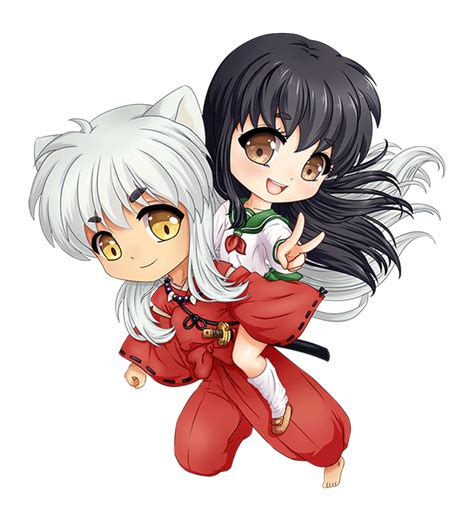 Inuyasha Kagome Chibi Inuyasha Dễ Thương Hình ảnh