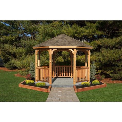 Reviews For YardCraft YC 12 Ft X 12 Ft Wood Octagon Gazebo Kit With