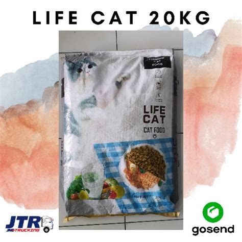 Jual Life Cat 20kg Makanan Kucing Dewasa Dan Kitten Kemasan Sak Besar