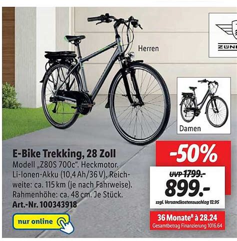 Z Ndapp E Bike Trekking Zoll Angebot Bei Lidl Prospekte De