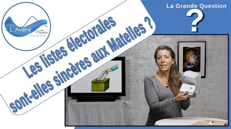 Les listes électorales sont elles sincères aux Matelles YouTube