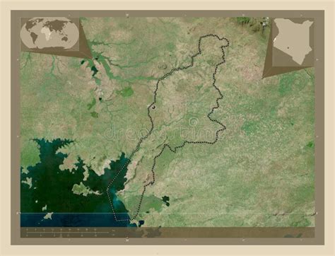 Busia, Kenya. High-res Satellite. Capital Stock Illustration ...