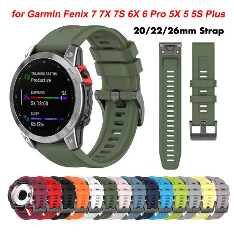 Pulseira Para Garmin Fenix 7x 7s Quickfit 20 22 26mm Cinta Para Fenix