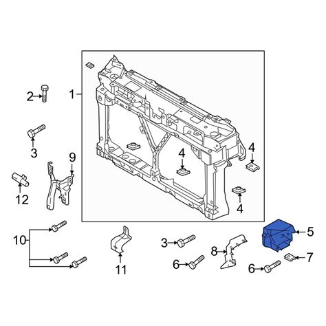 Mazda Oe Bbm V A Front Left Radiator Support Air Duct