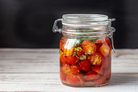 Marinated Cherry Tomatoes Recipe Hearth And Vine