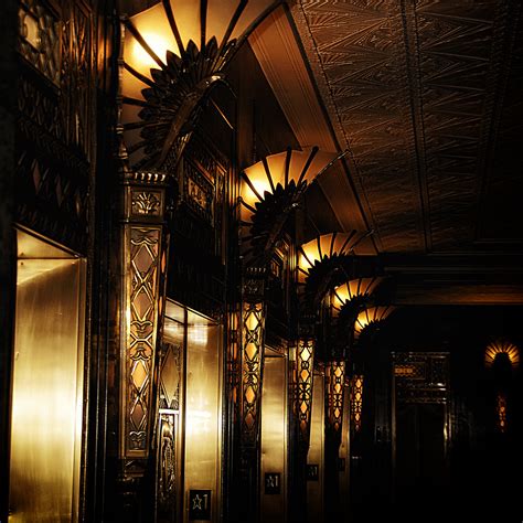 Art Deco Elevators Amazing Art Deco Bling In The Lobby Of Flickr