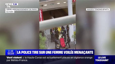 Femme menaçante dans le RER C la femme menaçante a été grièvement