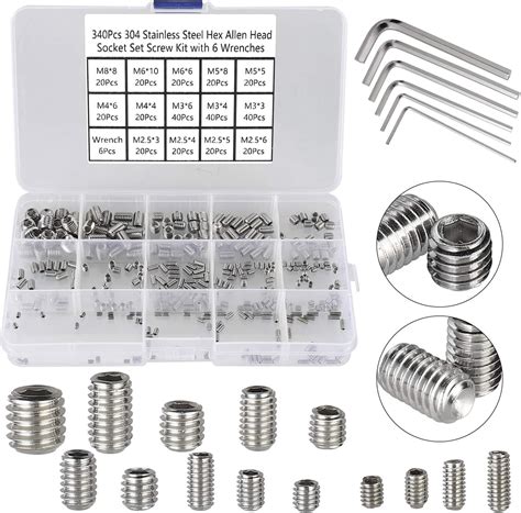 Hantof Pcs Metric M M M M M M Stainless Steel Allen Head