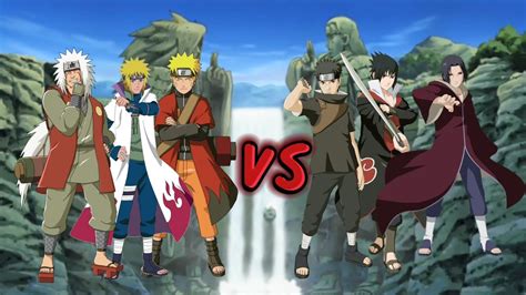 Naruto Storm Naruto Uzumaki Sabio Minato Namikaze Y Jiraiya Vs Shisui