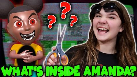 Whats Inside Amanda The Adventurer Cutting Open Creepy Doll Youtube