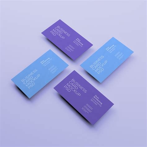 Premium Psd Business Card Mockup Premium Psd