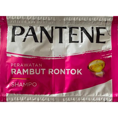 Jual Shampoo Pantene Pink Perawatan Rambut Rontok 12 Sachet 1