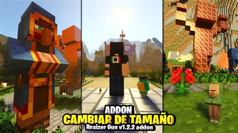 Addon De Cambiar De Tama O Para Minecraft Pe Resizer Gun V