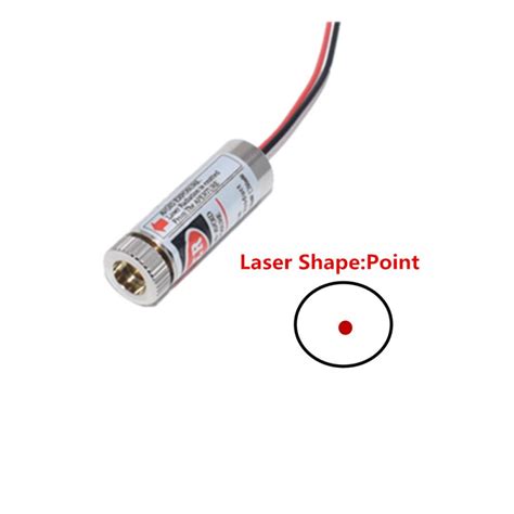 Dc V Mw Mm Diameter Nm Red Dot Laser Module Adjustable Lazer