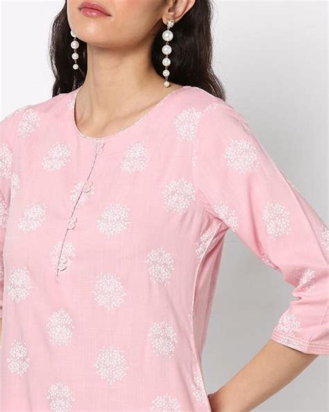 Floral Print Straight Kurta Jiomart