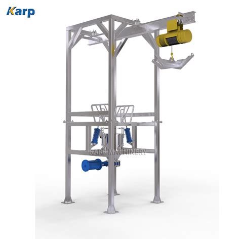 Food Powder Bulk Bag Discharge System Big Bag Unloading Station China