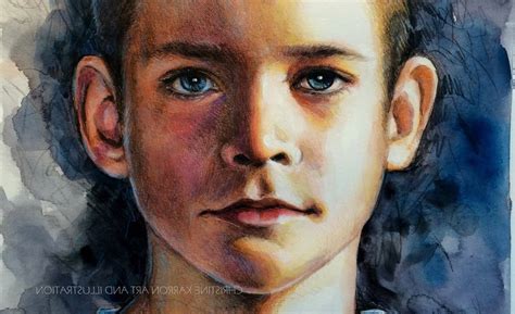 Watercolor Pencil Portrait At Explore Collection