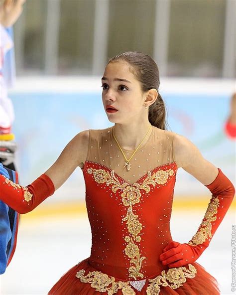 Serafimaandzhenyafs Instagram Kim Yuna Red Formal Dress